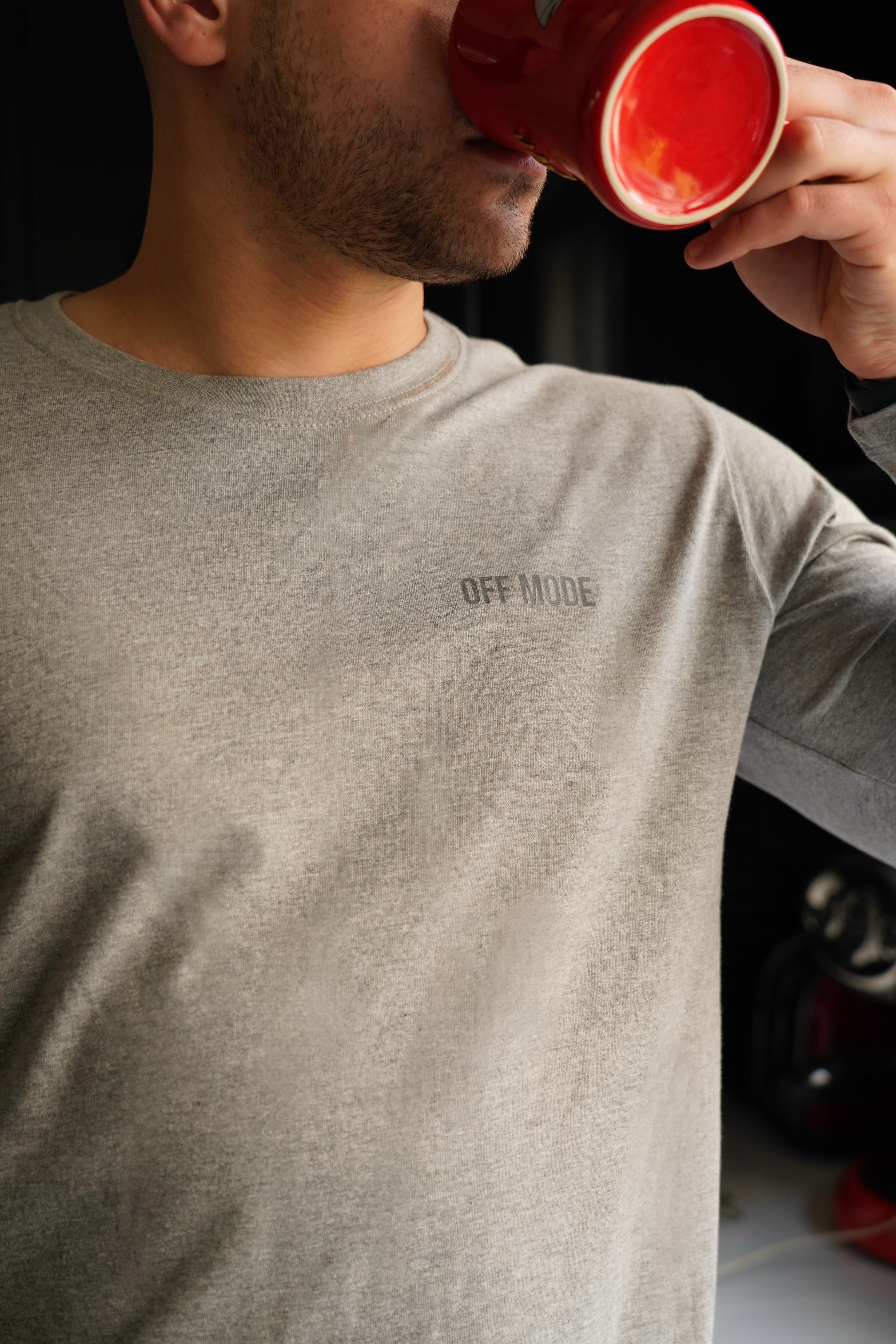 Grey Long-Sleeve Shirt