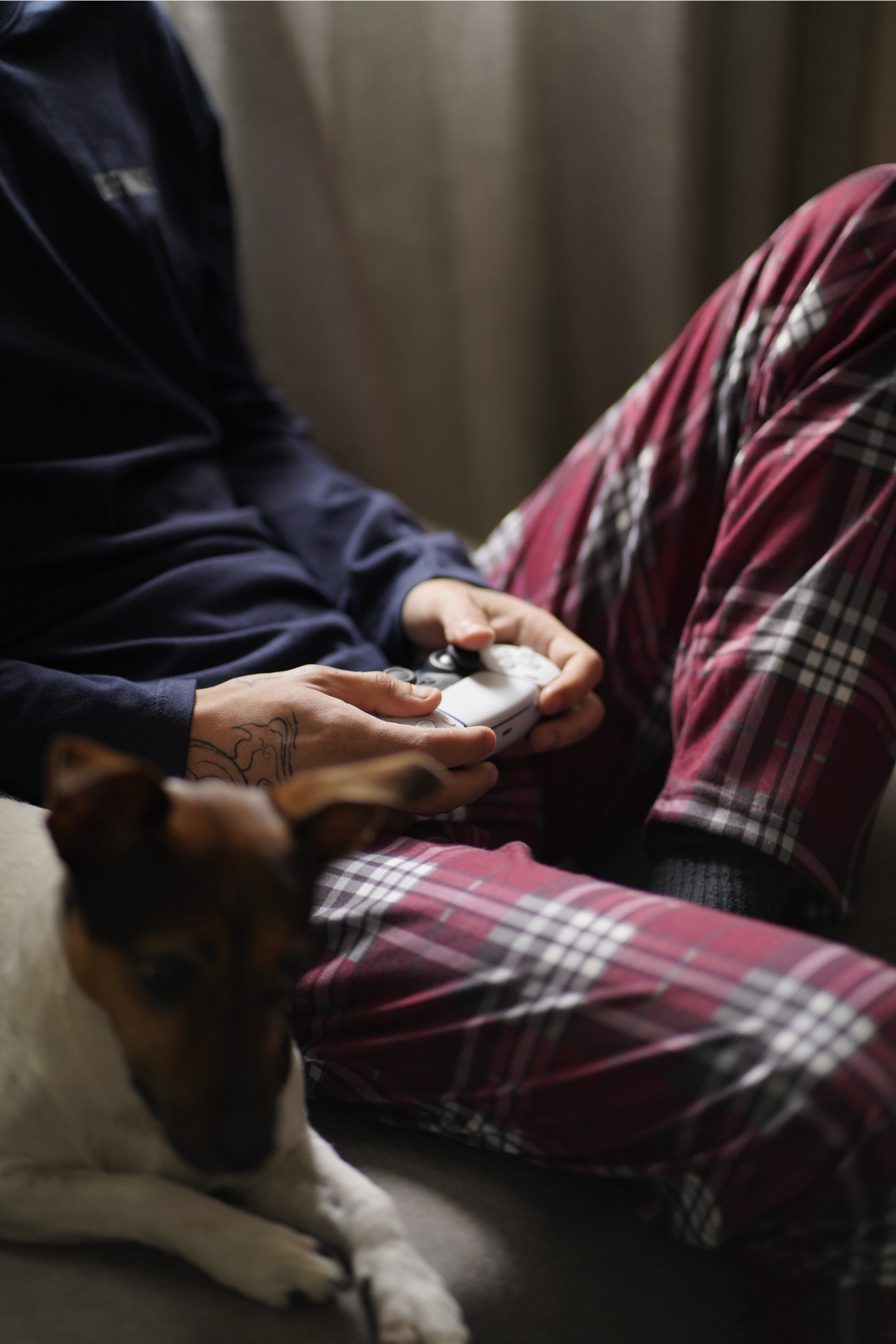Burgundi Plaid Lounge Pants
